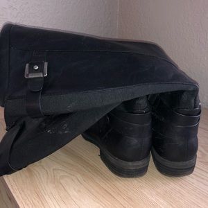 Black knee high boots, size 7